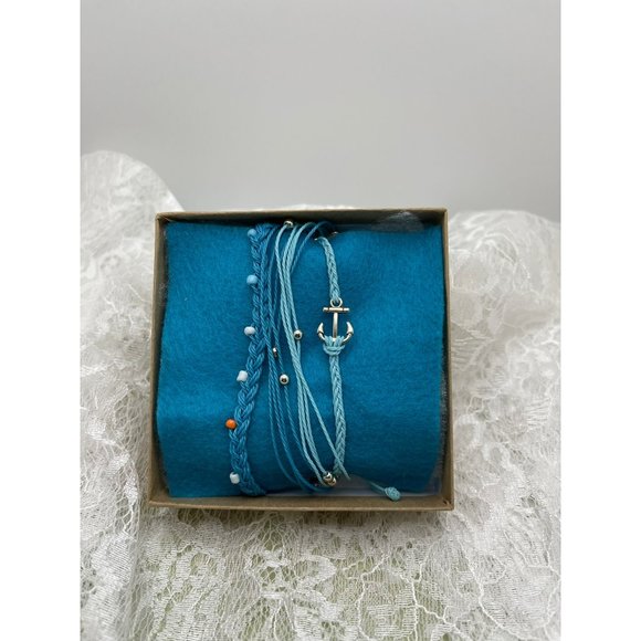 Anchor friendship Style Bracelets 3-Piece Set - Picture 2 of 6